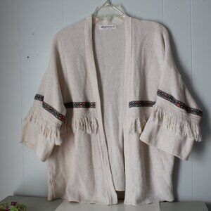 H&M Coachella Tribal Kimono Sleeve Open Cardigan